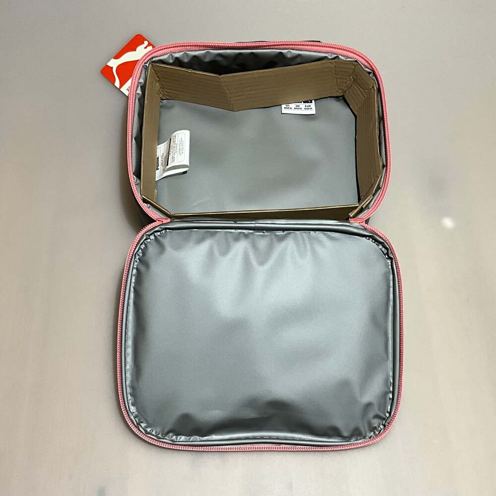 PUMA Insulated Lunch Box, Dark Gray & Pink, Brand New with Tags - Picture 6 of 9